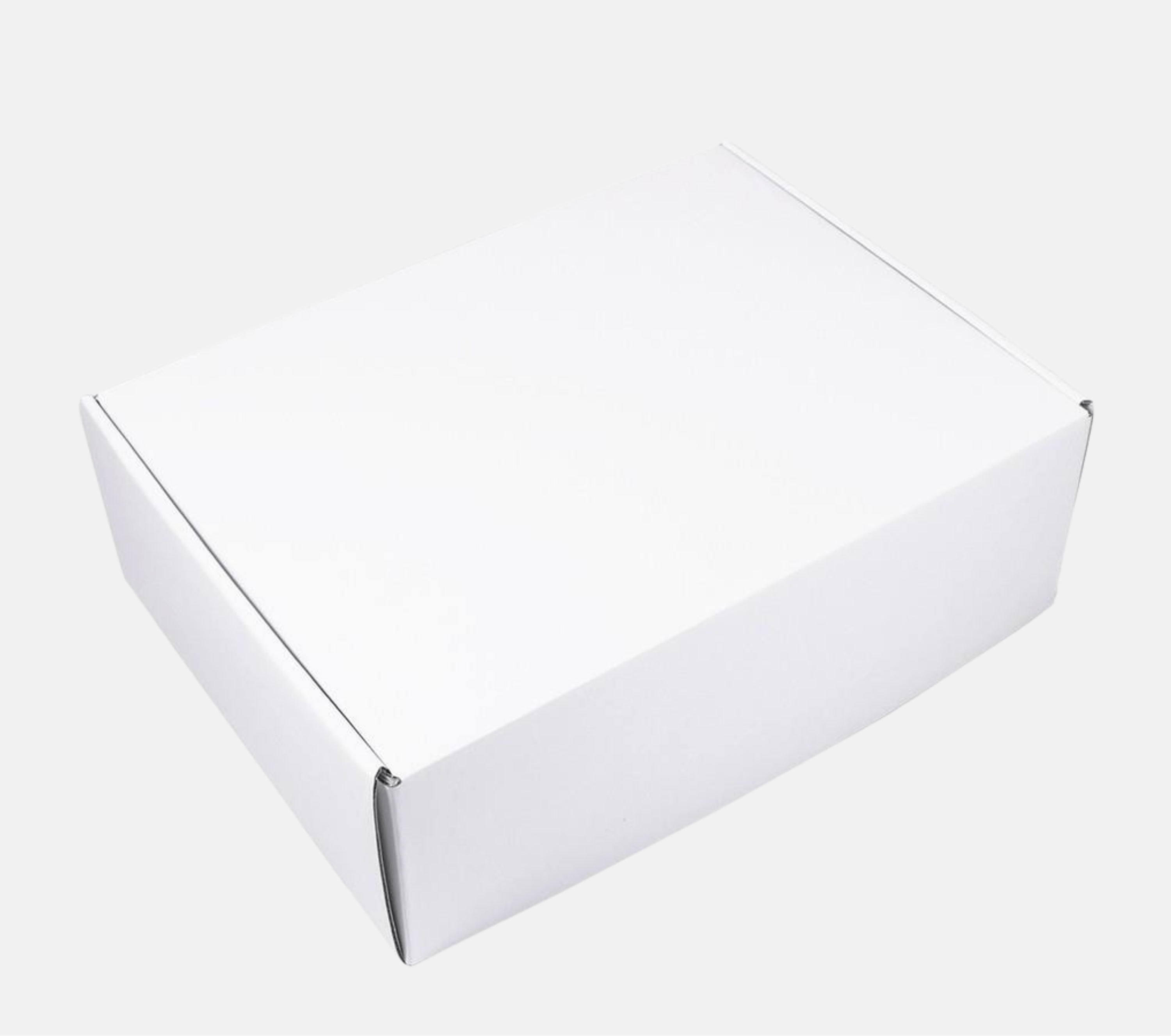 White Corrugated Box - Shop BirdieBox