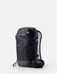 BirdieBox Freefly16 packable backpack in black, lightweight and weatherproof with sealed seams and zippers, 16-liter capacity.
