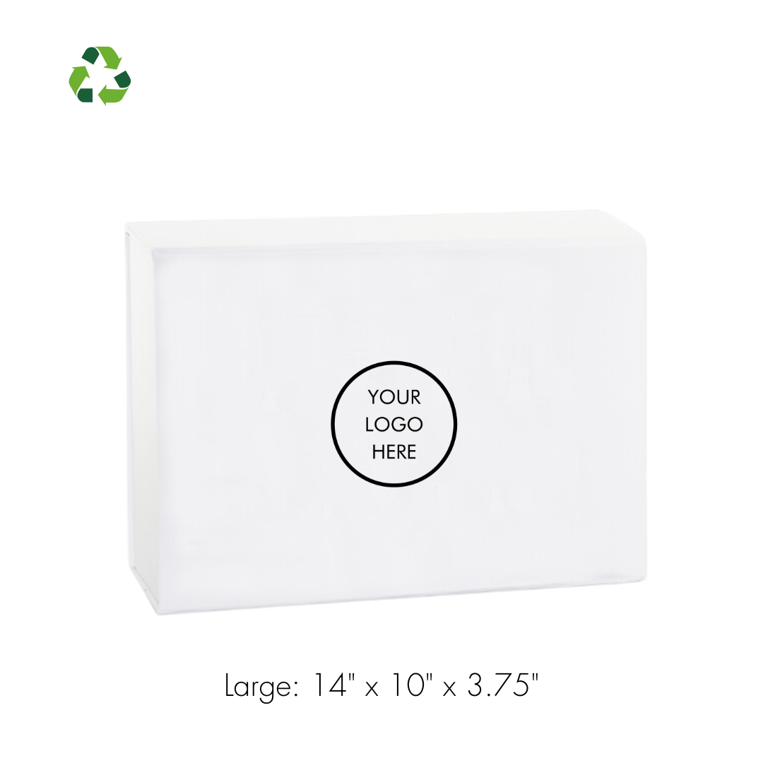 Large White Soft Touch Box (Collapsible)