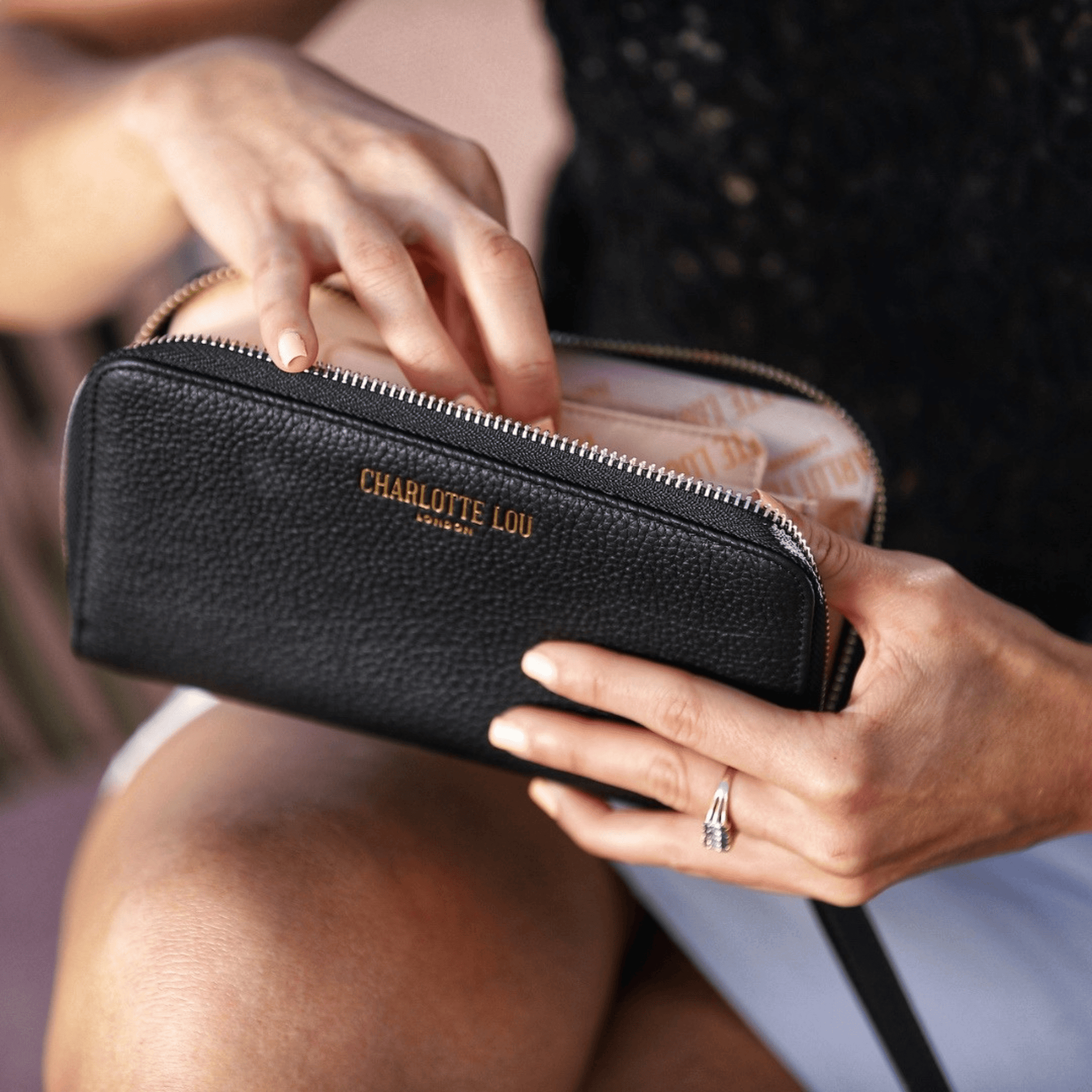 Charlotte Lou Oxford Powerbank Clutch - Shop BirdieBox