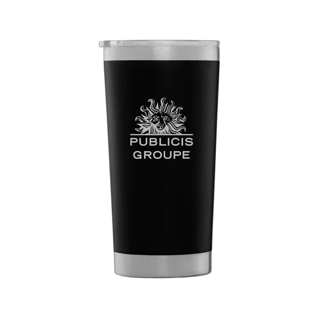 20 oz. Black Vacuum Insulated Tumbler Double Insulated