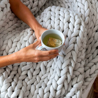 Gravity Chunky Knit Blanket - Shop BirdieBox