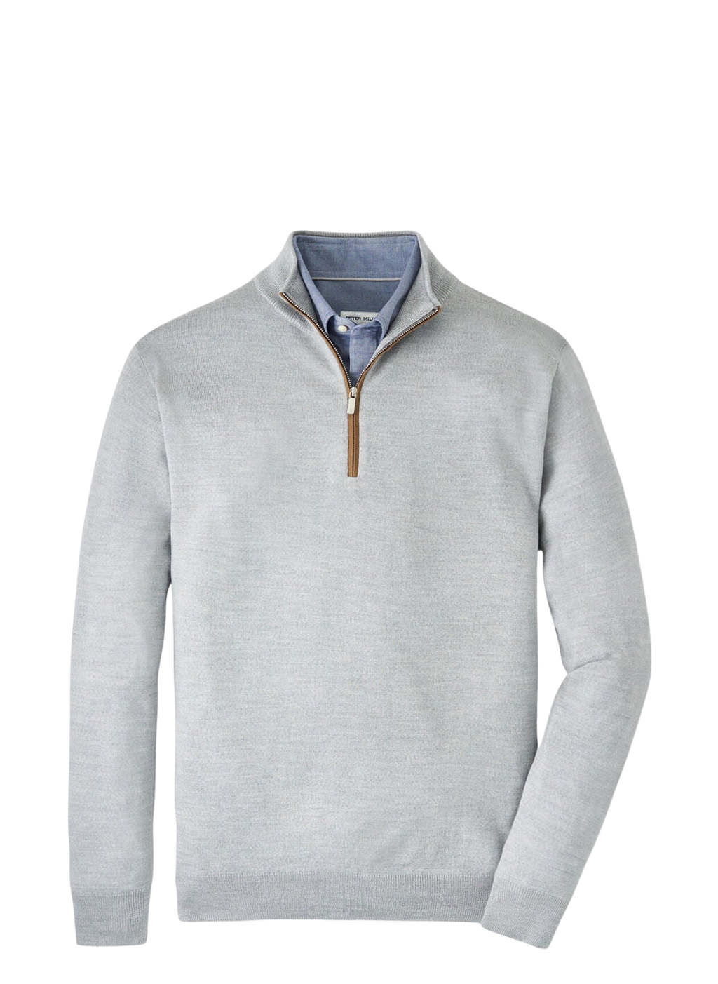 Peter Millar Autumn Crest Suede Trim Quarter-Zip