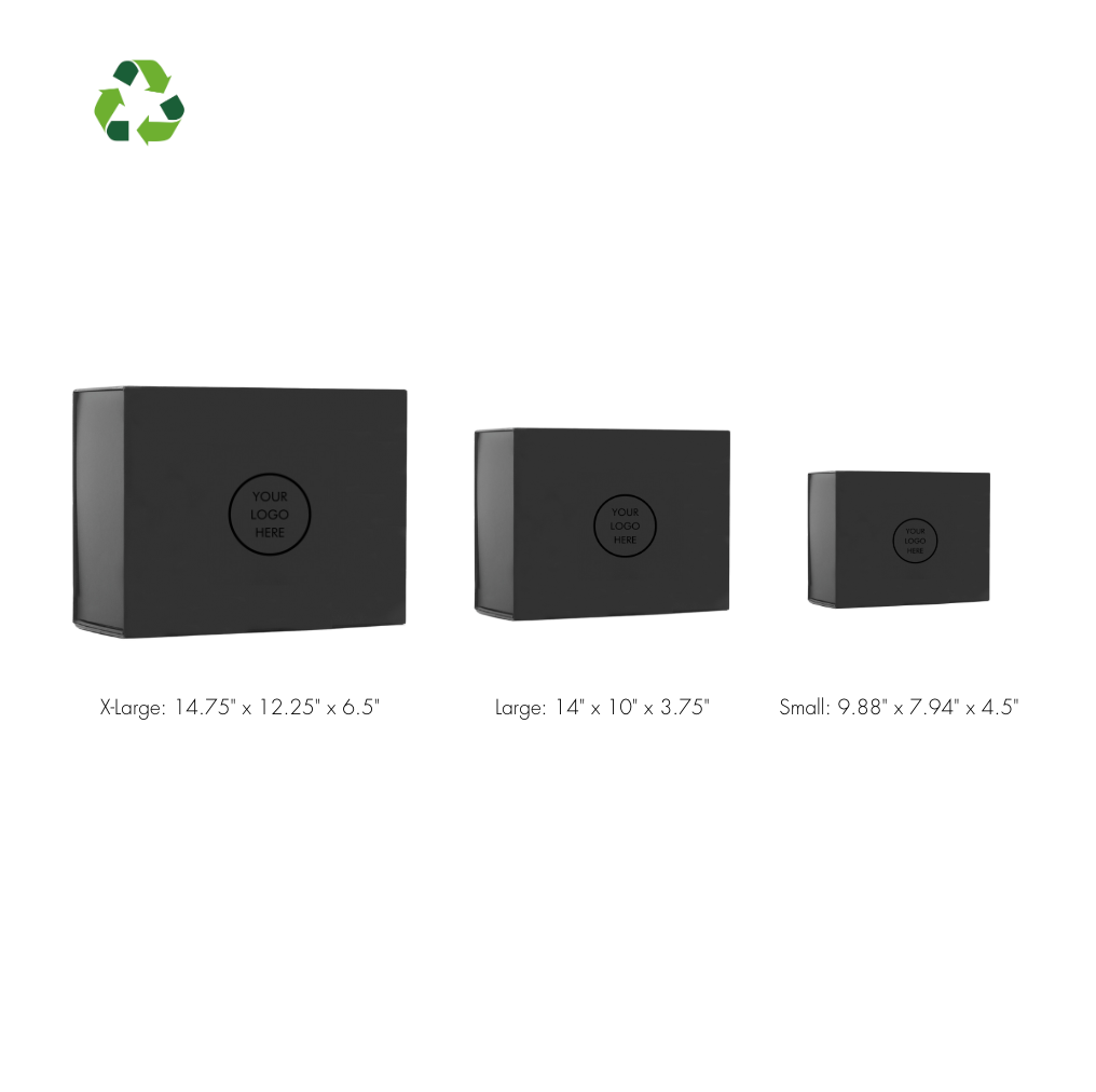 Small Black Soft Touch Box (Collapsible)