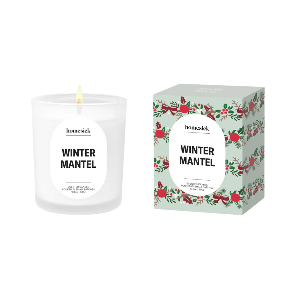 Homesick Winter Mantel Candle