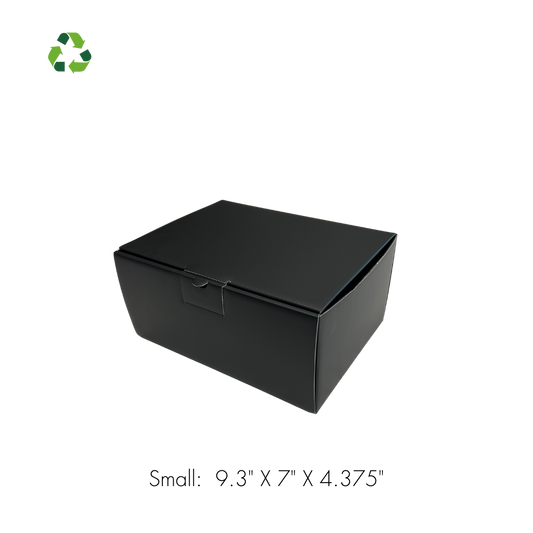 Small Black Corrugated Box