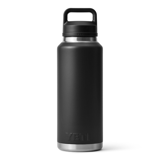 Yeti Rambler 46 oz Water Bottle With Chug Cap - Black